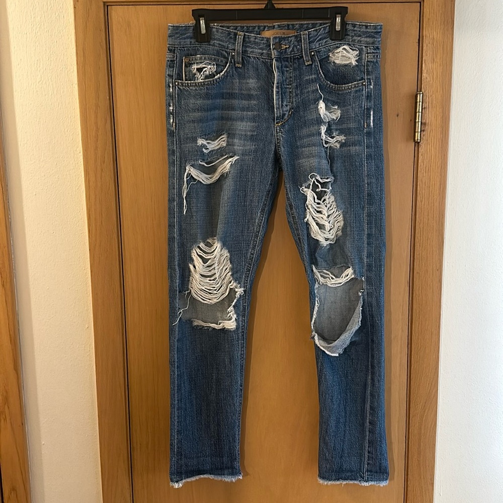 Joe’s Jeans Women’s The Sawyer Ankle Collectors Edition Distressed Size 28
